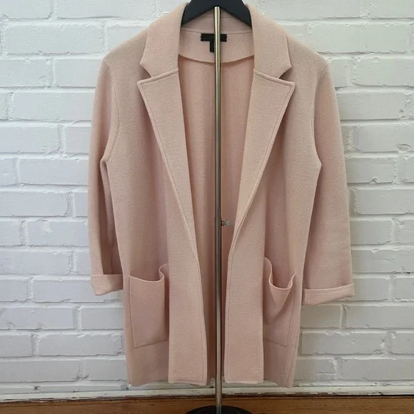 J CREW Sophie open front blazer knit cardigan small EUC - Picture 1 of 8